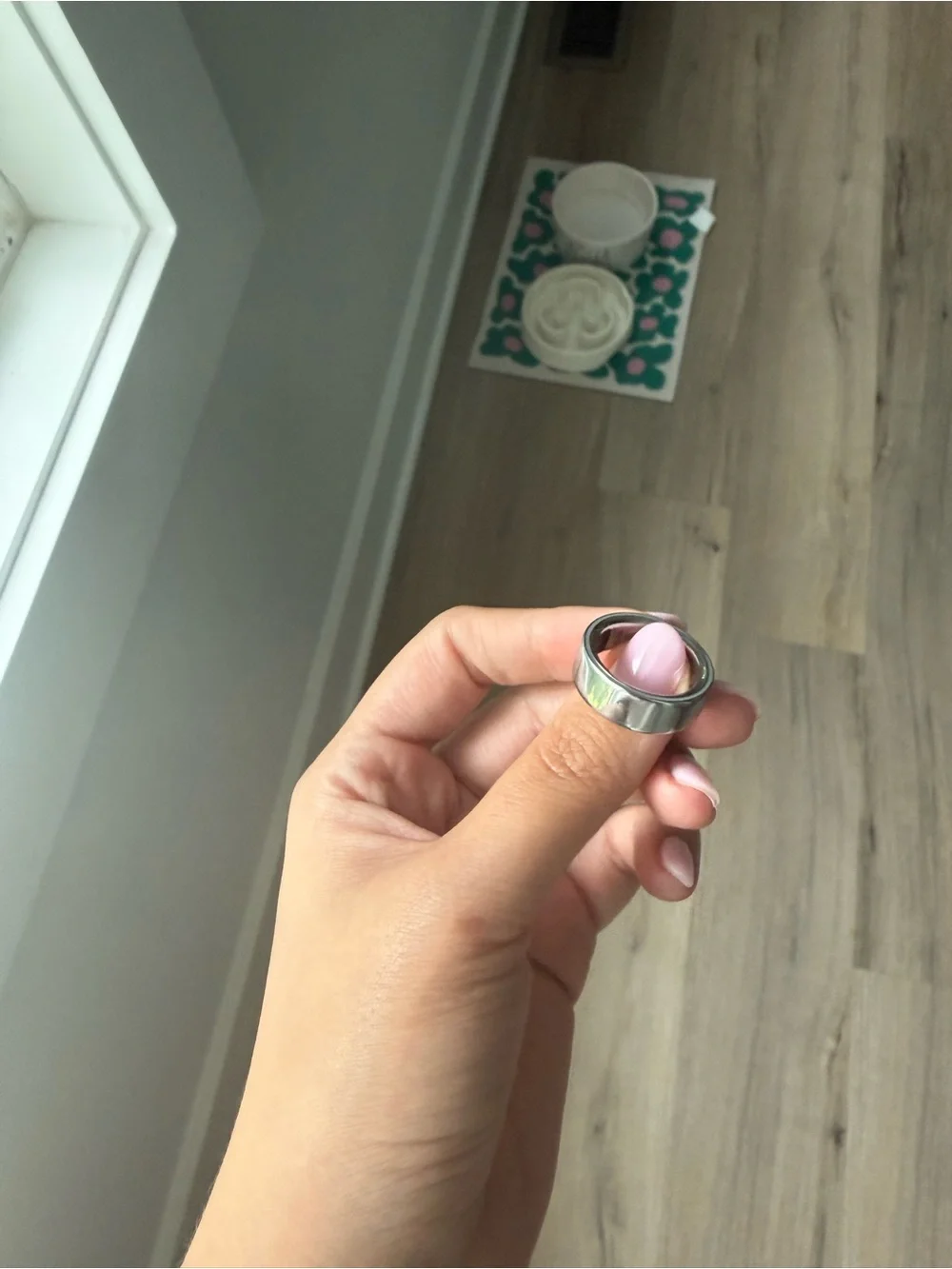 Oura Ring 4 Polished Silver Smart Ring